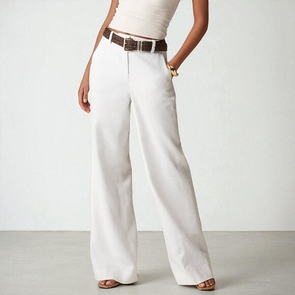 J. Crew Petite Carolina flare pant in stretch linen blend Size 00 Petite - Picture 1 of 11